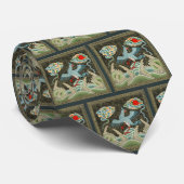 Auspicious Tide & Phoenix steigendes chinesisches Krawatte (Gerollt)