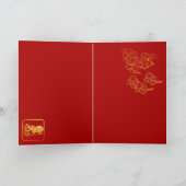 Auspicious Wolken Chinesisch Neujahr OX 2021 GC Karte (Innenseite)