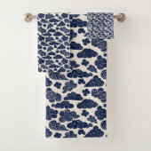 Auspicious Wolken Traditionelles chinesisches Must Badhandtuch Set (Insitu)