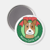 Ausralian Cattle Dog Magnet (Vorderseite/Rückseite)