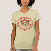 Ausralian Shepherd, Sloppy Kisses B&C T-Shirt (Vorderseite)
