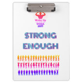 ausreichend stark klemmbrett (Vorderseite)