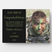 Ausreise der Armee des personalisierten Fotos Fotoplatte (Vorderseite)