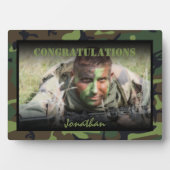 Ausreise der Armee des personalisierten Fotos Fotoplatte (Vorderseite)