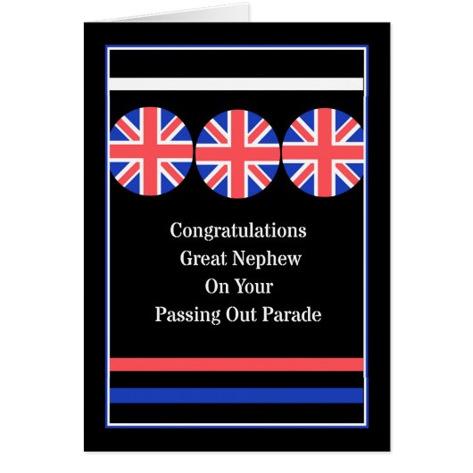 Ausreise der Paradakarte für das Große Nephew (Vorne)