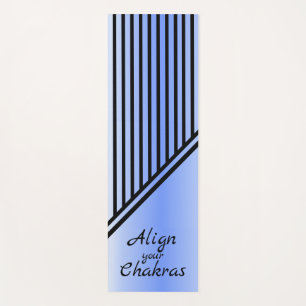 Ausrichten Ihres Chakras Blue Yogamatte