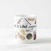 Ausrichtung. 11 Unze. "Musik ist Leben! (Trinken Kaffeetasse (Mittel)