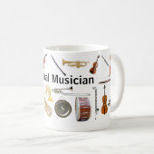 Ausrichtung. 11 Unze. Orchestrale Instrument-Tasse Kaffeetasse (VorderseiteRechts)
