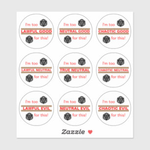 Ausrichtung Aufkleber