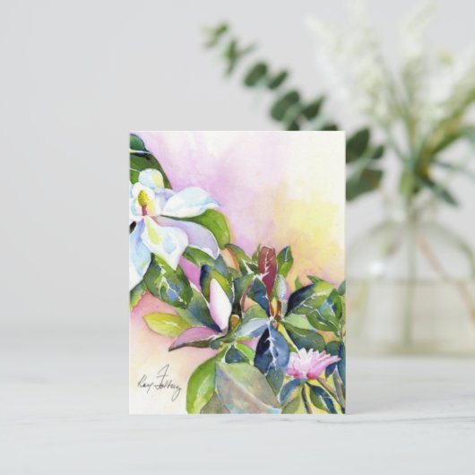 Ausrichtung der Blume Postkarte (Stehend Vorderseite)