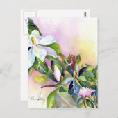 Ausrichtung der Blume Postkarte (Vorne/Hinten)