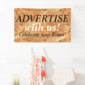 Ausrichtung der Leiste - nahtloses OSB-Muster Banner (Insitu)