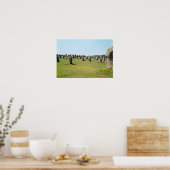 Ausrichtung der stehenden Steine, Megalithik Poster (Küche)