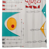 Ausrichtung des Planeten-Duschvorhangs Duschvorhang (Vorderseite)