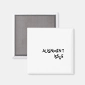 Ausrichtungsproblem Industrielle Stärke Büro Magnet (Vorderseite/Rückseite)