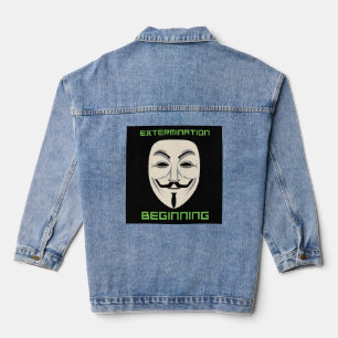 AUSROTTUNG BEGINNT JEANSJACKE