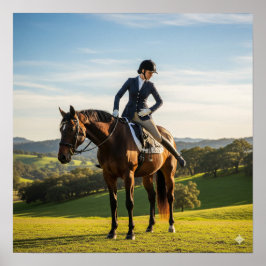 Ausrottung des Pferdes Poster