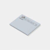 Ausruf für Audiologen 4x3 Post-it Klebezettel (angewinkelt)