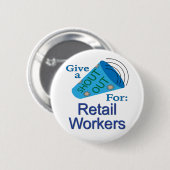 Ausruf für Einzelhändler Button (Vorne & Hinten)