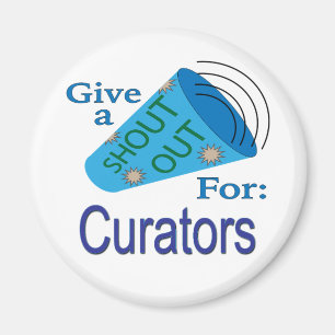 Ausruf für Kuratoren Magnet