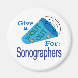 Ausruf für Sonographen Magnet