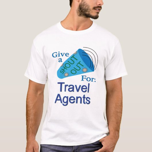 Ausrufen für Agent der Reise T-Shirt (Vorderseite)