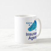 Ausrufen für Agent von Versicherungen Kaffeetasse (VorderseiteRechts)