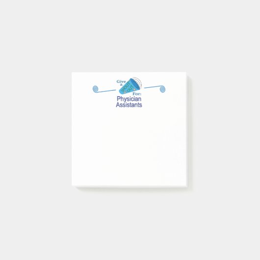 Ausrufen für Arztassistenten Post-it Klebezettel (Vorderseite)