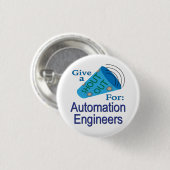 Ausrufen für Automatisierungstechniker Button (Vorne & Hinten)