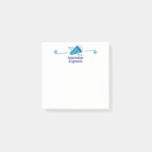 Ausrufen für Automatisierungstechniker Post-it Klebezettel