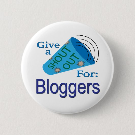 Ausrufen für Blogger Button (Vorderseite)