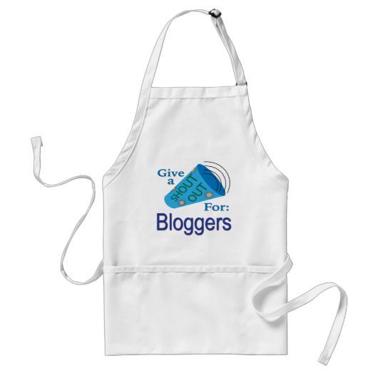 Ausrufen für Blogger Schürze (Vorne)
