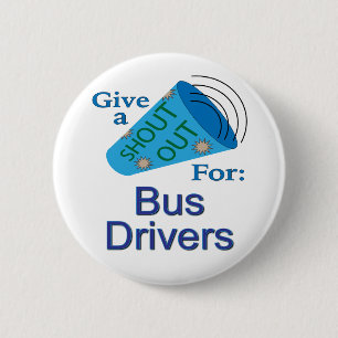 Ausrufen für Busfahrer Button