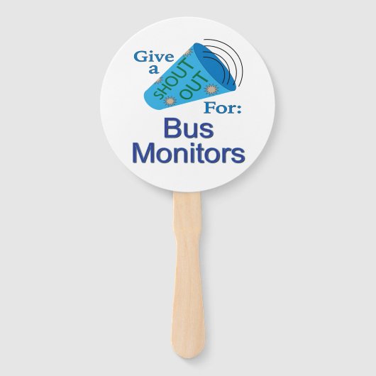 Ausrufen für Busmonitore Fächer (Vorderseite)