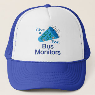 Ausrufen für Busmonitore Truckerkappe