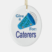 Ausrufen für Caterer Keramik Ornament (Rechts)