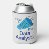 Ausrufen für Datenanalytiker Dosenkühler (Kanne Rückseite)