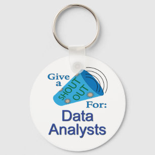 Ausrufen für Datenanalytiker Schlüsselanhänger