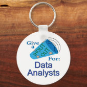 Ausrufen für Datenanalytiker Schlüsselanhänger (Vorderseite)