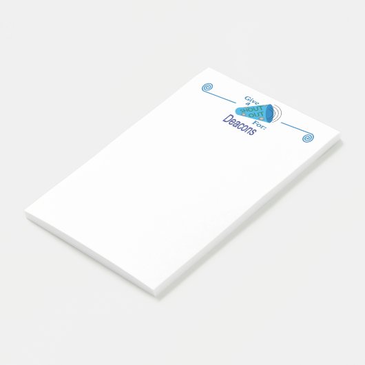 Ausrufen für Deacons Post-it Klebezettel (angewinkelt)