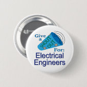 Ausrufen für Elektroingenieure Button (Vorne & Hinten)