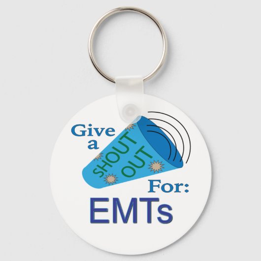 Ausrufen für EMTs Schlüsselanhänger (Vorderseite)