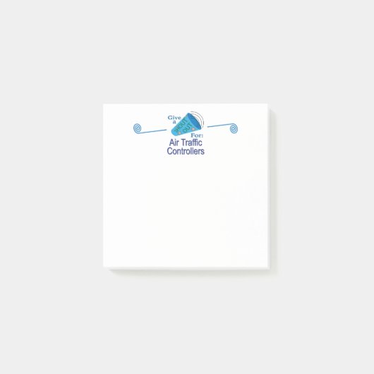 Ausrufen für Fluglotsen Post-it Klebezettel (Vorderseite)