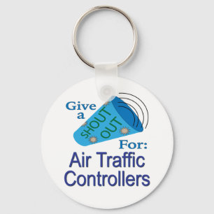 Ausrufen für Fluglotsen Schlüsselanhänger