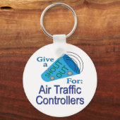 Ausrufen für Fluglotsen Schlüsselanhänger (Vorderseite)