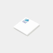 Ausrufen für forensische Zahnärzte Post-it Klebezettel (angewinkelt)