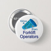 Ausrufen für Gabelstaplerbetreiber Button (Vorne & Hinten)