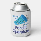 Ausrufen für Gabelstaplerbetreiber Dosenkühler (Kanne Rückseite)