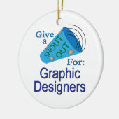 Ausrufen für Grafikdesigner Keramik Ornament (Links)
