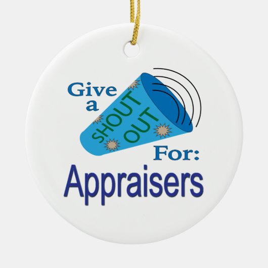 Ausrufen für Gutachter Keramik Ornament (Vorne)